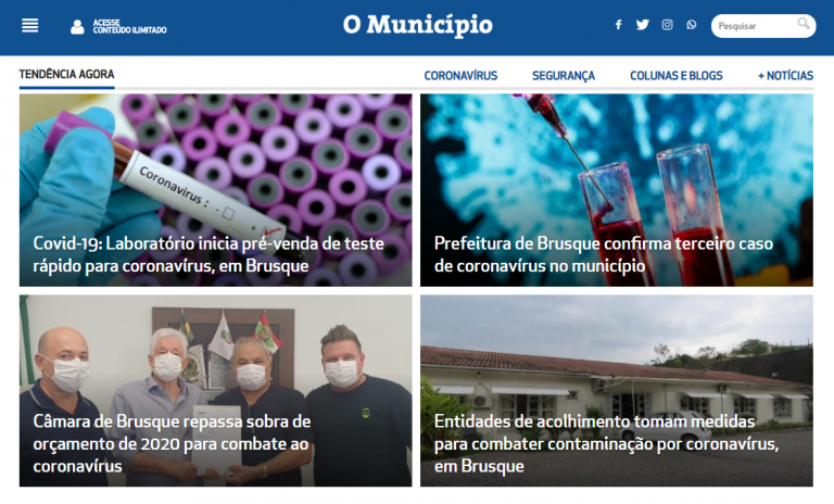 O jornalismo hiperlocal na cobertura da pandemia do coronavírus